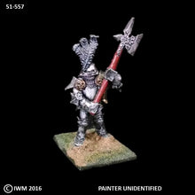 Load image into Gallery viewer, 51-0557:  Chaos Guardsman with Halberd
