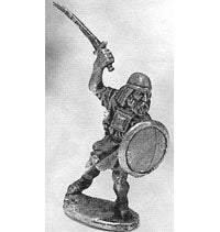 52-0006:  Adventurer with Sword and Round Shield VI