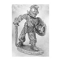 52-0007:  Adventurer with Sword and Round Shield VII