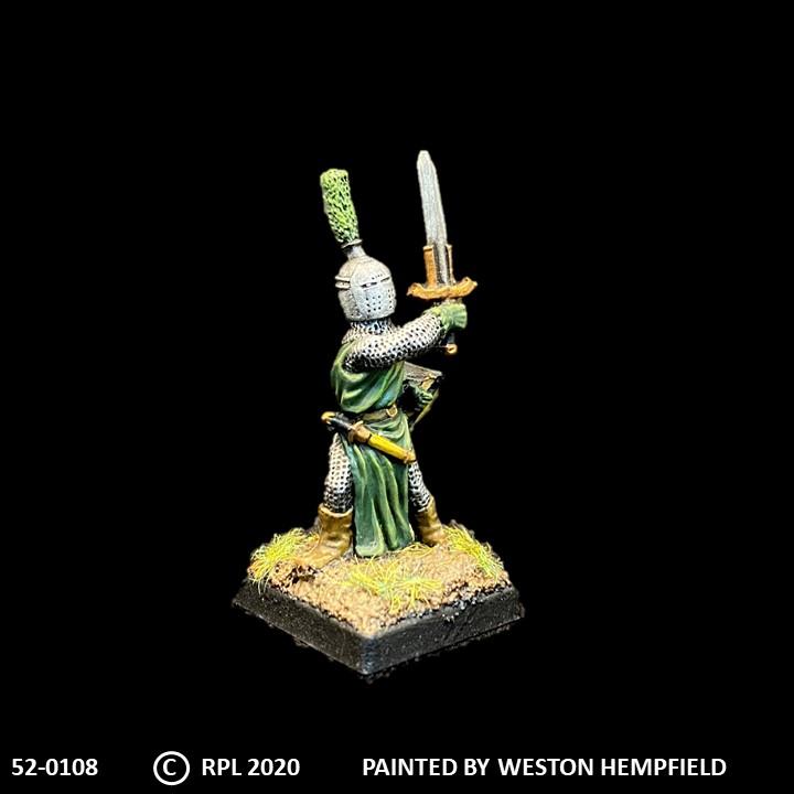Figurines Knight + Footman Ral Partha - Figurines De Collection, Occasion