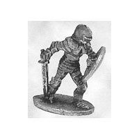 Load image into Gallery viewer, 52-0113:  Female Foot Knight with Sword and Round Shield  II
