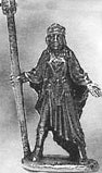 Load image into Gallery viewer, 52-0653:  Priestess with Staff in Right Hand, Wearing Crown
