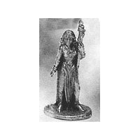 52-0655:  Priestess with Staff in Left Hand