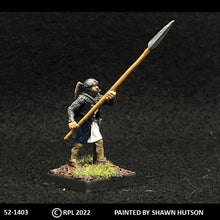 Load image into Gallery viewer, 52-1403:  Avalon Men-at-Arms Spearman in Chainmail
