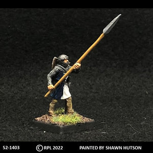 52-1403:  Avalon Men-at-Arms Spearman in Chainmail