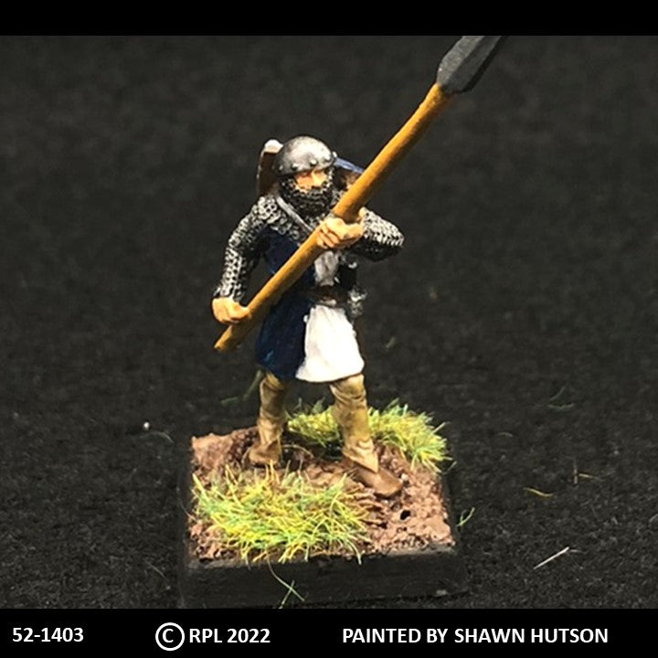 52-1403:  Avalon Men-at-Arms Spearman in Chainmail