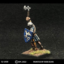 Load image into Gallery viewer, 52-1430:  Avalon Men-at-Arms with Axe and Heater Shield
