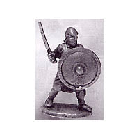 Load image into Gallery viewer, 52-1450:  Avalon Men-at-Arms with Sword and Round Shield
