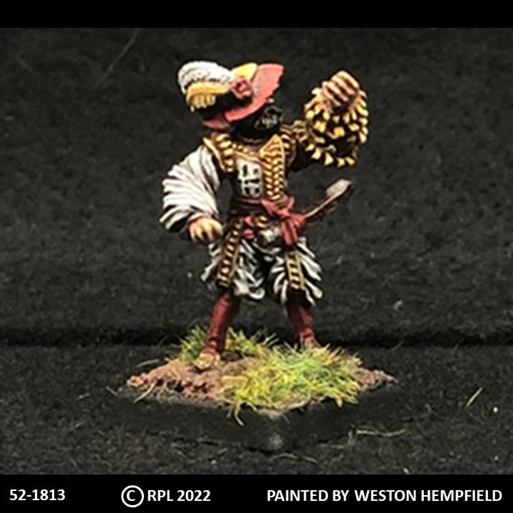 52-1813:  Imperial Pikeman, Advancing, with Soft Hat