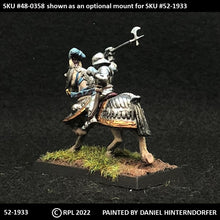 Load image into Gallery viewer, 52-1933:  Imperial Knight, Mounted, with Sallet

