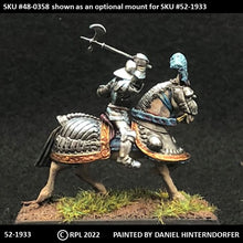 Load image into Gallery viewer, 52-1933:  Imperial Knight, Mounted, with Sallet [rider only]
