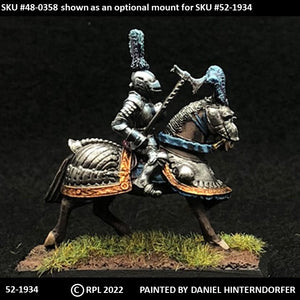 52-1934:  Imperial Knight, Mounted, with Bascinet II [rider only]