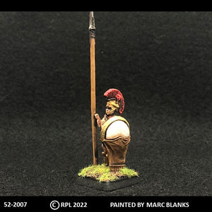 52-2007:  Hoplite, Plumed Helmet, with Shield Skirt