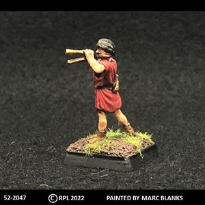 52-2047:  Hoplite Musician with Horn