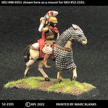 Load image into Gallery viewer, 52-2101:  Hoplite Cavalryman, Plumed Helmet [rider only]
