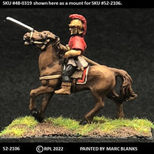 Load image into Gallery viewer, 52-2106:  Hoplite Cavalryman, Short Plumed Helmet [rider only]
