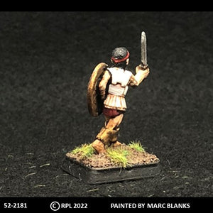 52-2181:  Hoplite Hero with Sword and Shield