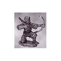 52-3122:  Ninja with Bow, Aiming