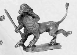 53-0039:  Lion Centaur with Sword and Shield