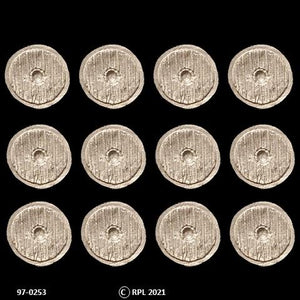 97-0253:  Round Wooden Shield - Large [x12]