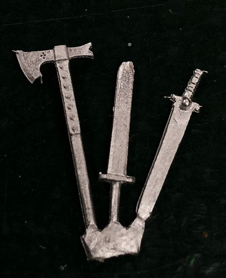 97-1118:  Knight's Weapons 8 (Hand Axe) [x1 set of equipment]