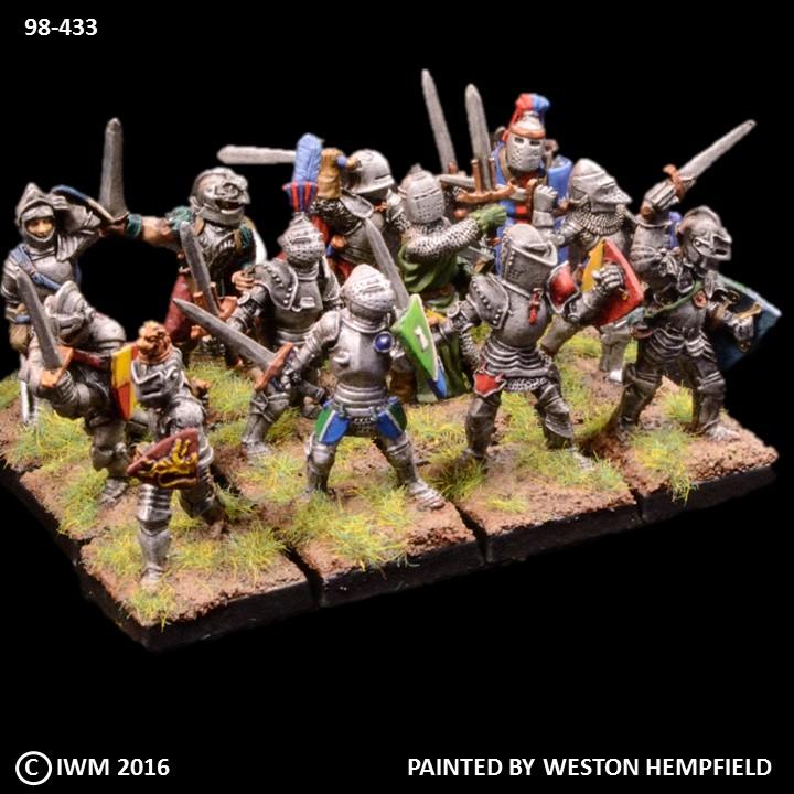 98-0433:  Kingdoms of Men: Foot Knights with Swords Regiment