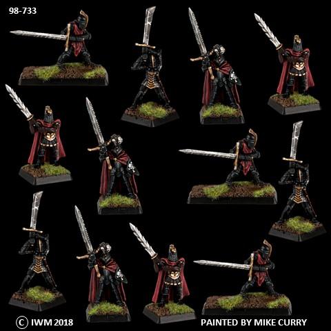 98-0733:  Chaos Knights with Great Swords Regiment