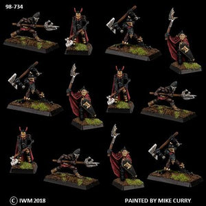 98-0734:  Chaos Knights with Axes Regiment