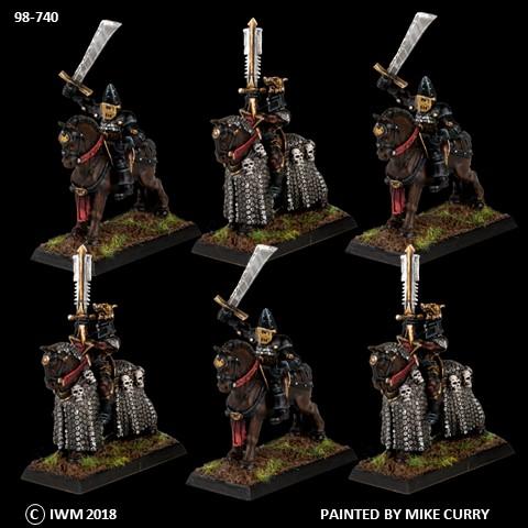 98-3441: Chaos Knight Cavalry Swordsmen Regiment [x6] – Ral Partha