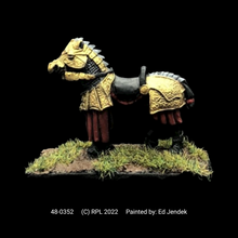 Load image into Gallery viewer, 48-0352:  Horse - Plate Armor

