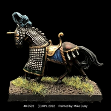 Load image into Gallery viewer, 48-0502:  Elf Horse with Heavy Barding
