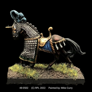 48-0502:  Elf Horse with Heavy Barding
