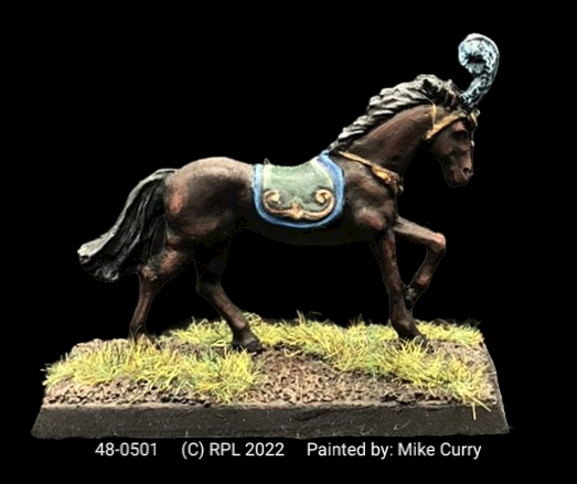 48-0501:  Elf Horse, Saddled