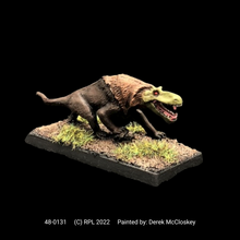 Load image into Gallery viewer, 48-0131:  Prehistoric Wardog, Larger [Therapsid Carnivore]
