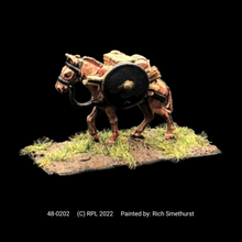 Load image into Gallery viewer, 48-0202:  Pack Mule, Shield on Left Side
