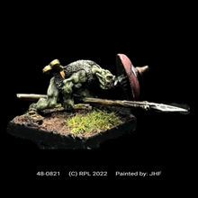 Load image into Gallery viewer, 51-0112:  Orc Warrior with Spear Lowered
