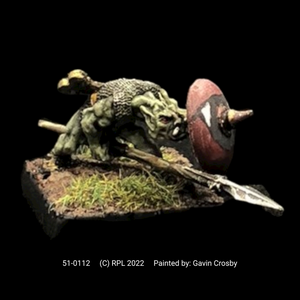 51-0112:  Orc Warrior with Spear Lowered